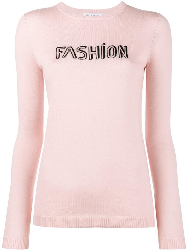 Bella Freud Fashion Knitted Jumper - Pink & Purple