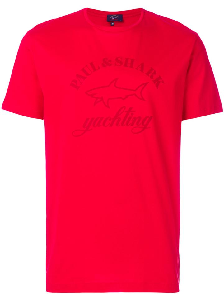Paul & Shark Printed T-shirt - Red