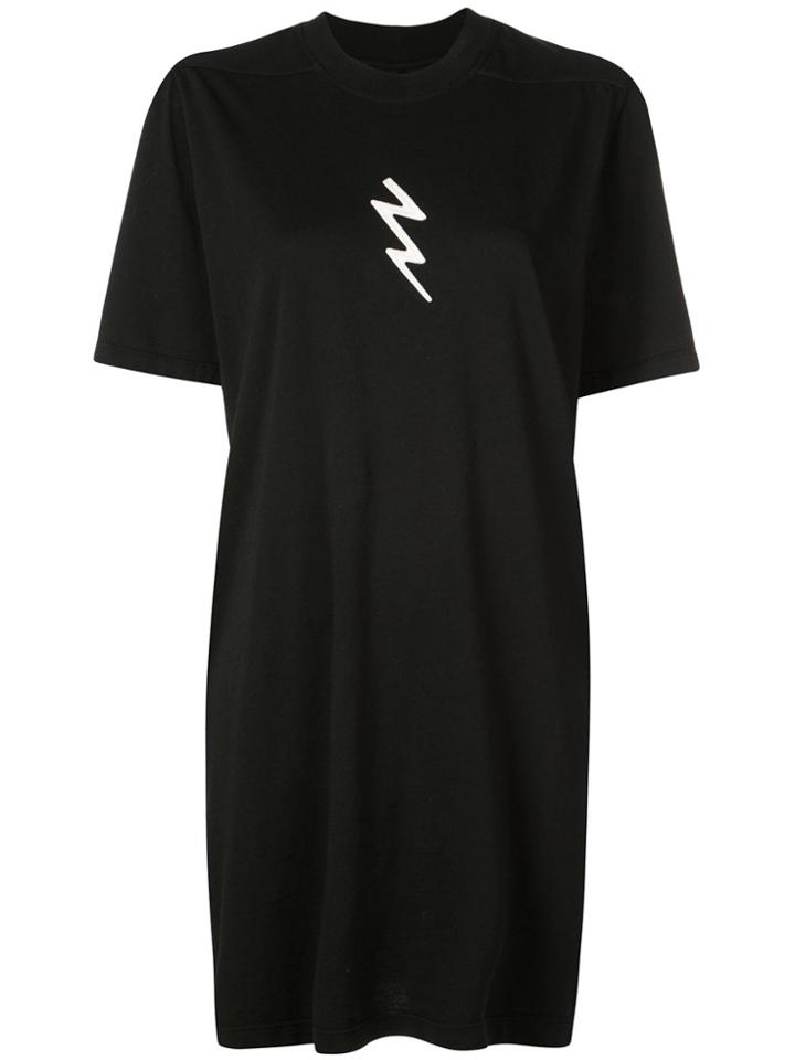 Rick Owens Long Fit T-shirt - Black