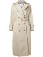 Mackintosh Sand Cotton Long Trench Coat Lm-041f - Neutrals