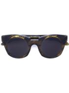 Kuboraum 'mask U6' Sunglasses, Adult Unisex, Green, Acetate