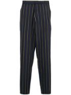 Études Striped Straight-leg Trousers - Blue