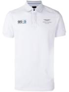 Hackett Chest Print Polo Shirt, Men's, Size: Small, White, Cotton