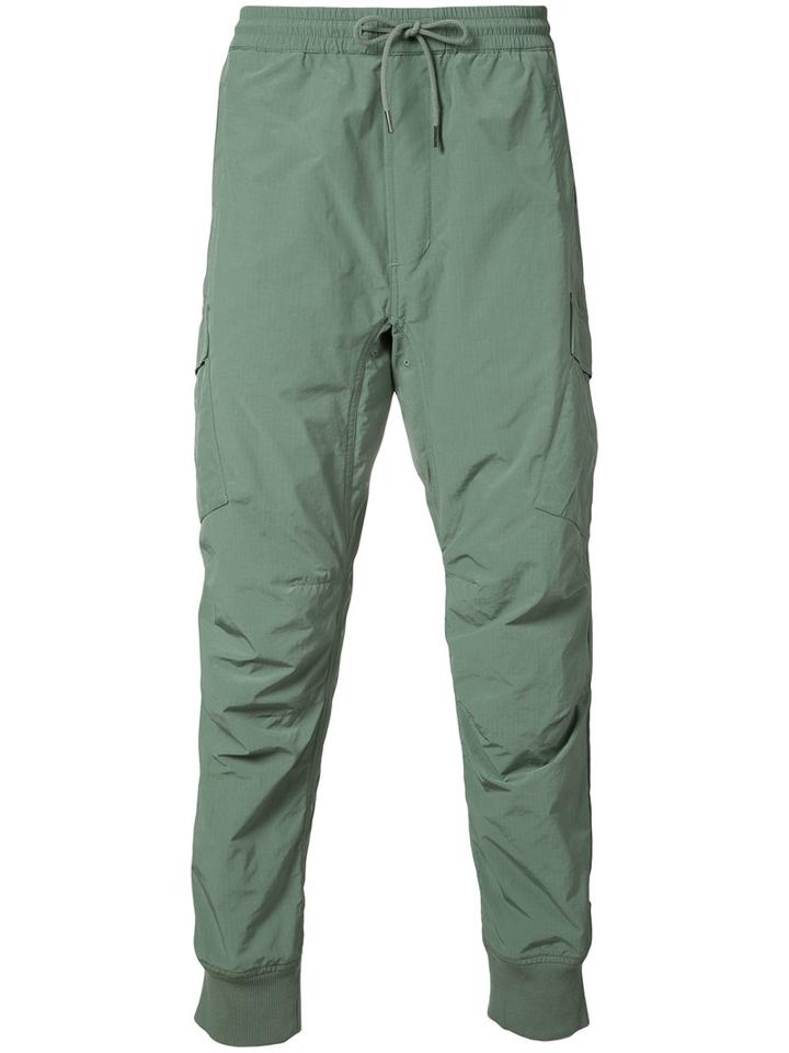 Maharishi - Track Pants - Men - Nylon/polyester - L, Green, Nylon/polyester