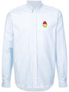 Ami Paris Embroidered Motif Shirt - Blue