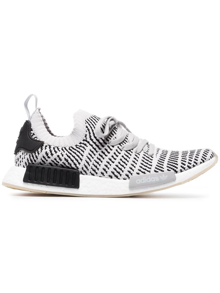 Adidas Grey Nmd R1 Stlt Sneakers