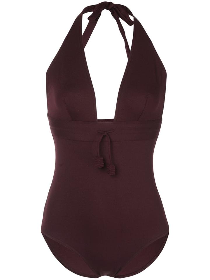 Eres Halter Neck Swimsuit - Purple