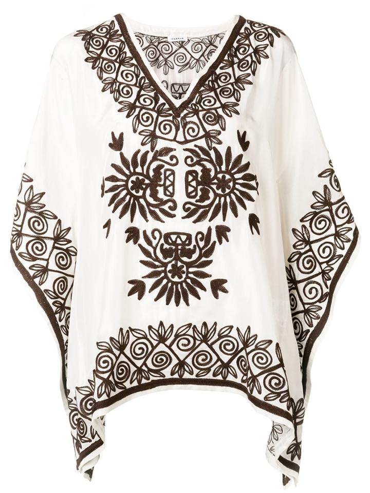 P.a.r.o.s.h. Embroidered Tunic - White