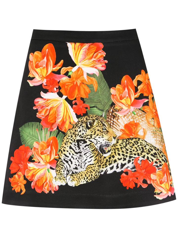 Isolda Yaguara Placement Skirt - Black