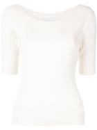 Tomorrowland Lightweight Knit Top - White