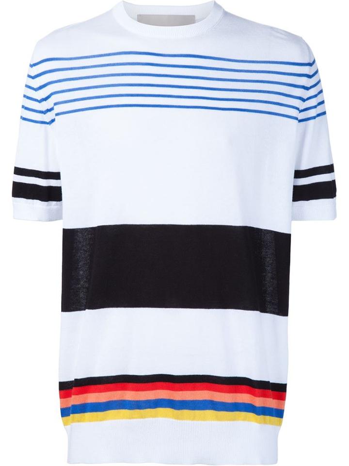 Casely-hayford Multi Stripe 'norman' T-shirt