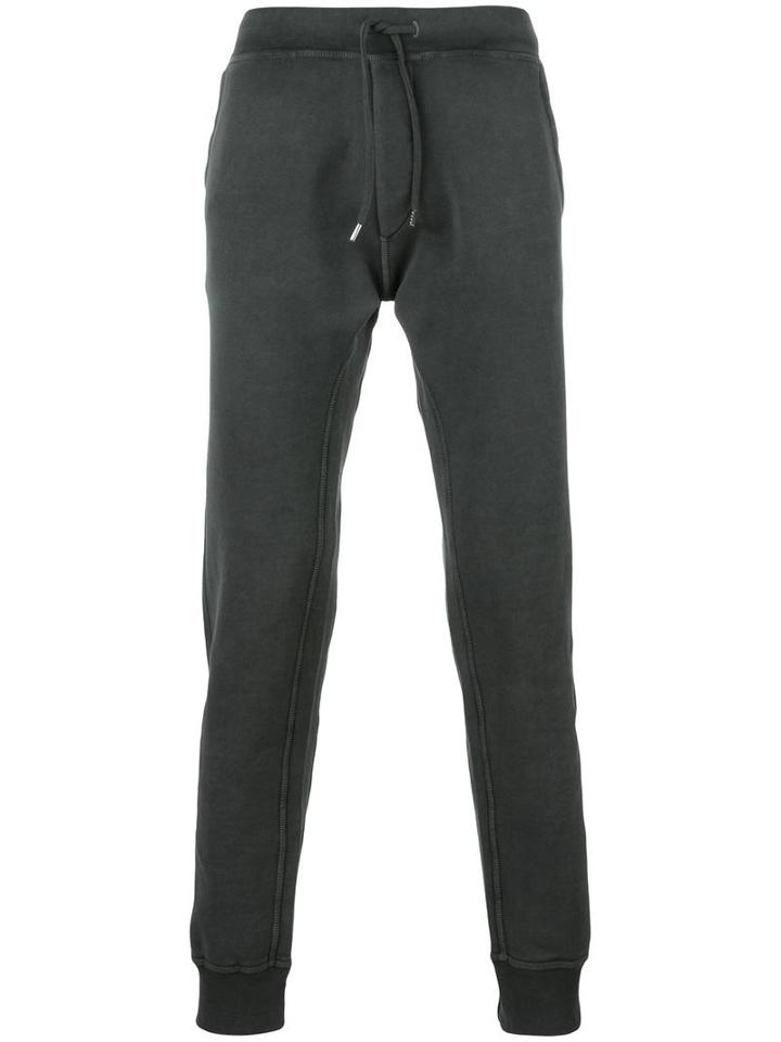 Dsquared2 Exposed Seam Track Pants, Men's, Size: Large, Grey, Cotton