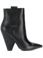 Liu Jo Pointed Toe Ankle Boots - Black