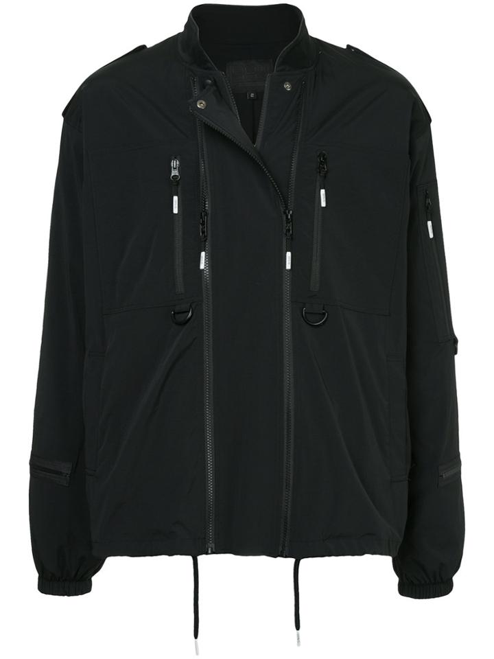 99% Is Loose Fit Zipped Jacket - Black