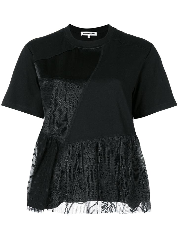 Mcq Alexander Mcqueen Patchwork T-shirt - Black