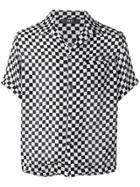 Amiri Checkered Shirt - Black