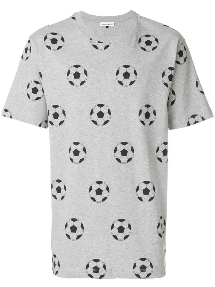 Gosha Rubchinskiy Football Print T-shirt - Grey