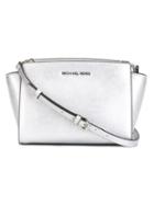 Michael Michael Kors 'selma' Crossbody Bag, Women's, Grey, Leather