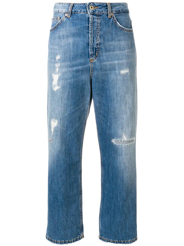 Dondup Wide Leg Jeans - Blue