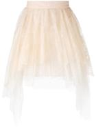 Philosophy Di Lorenzo Serafini - Layered Tulle Skirt - Women - Polyamide/polyester - 40, Nude/neutrals, Polyamide/polyester