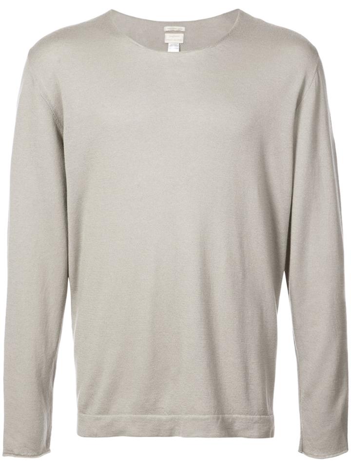 Massimo Alba Watercolor Lightweight Sweater - Green