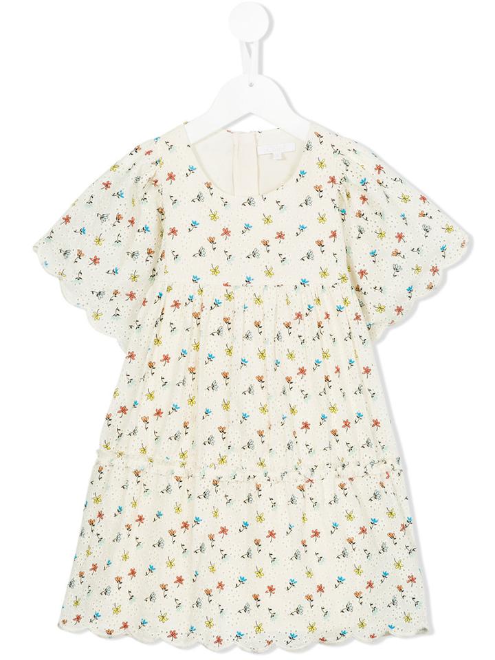 Chloé Kids Printed Flared Dress, Girl's, Size: 10 Yrs