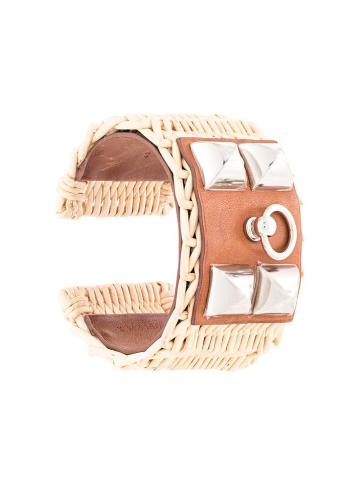 Hermès Vintage Collier De Chien Bangle Bracelet - Brown