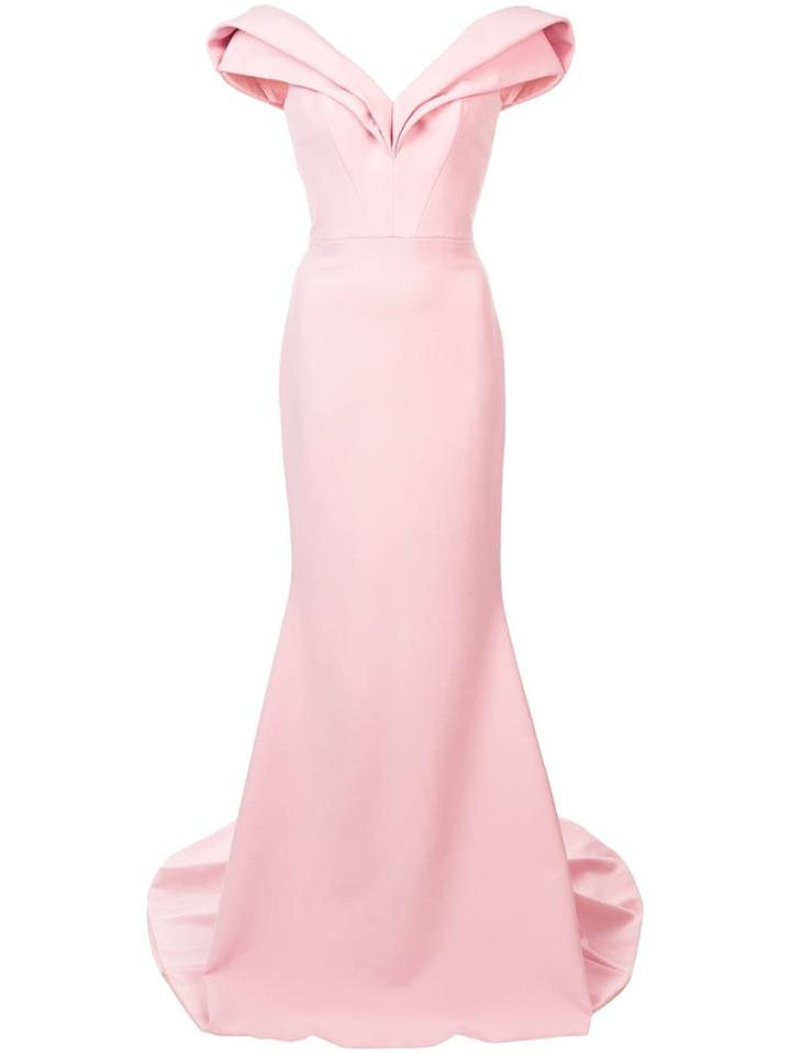 Christian Siriano Off The Shoulder Sweetheart Gown - Pink