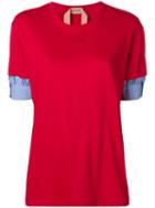 Nº21 Short Layered Sleeve T-shirt