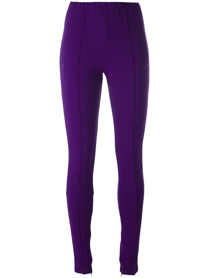 Balenciaga - Skinny Trousers - Women - Polyamide/spandex/elastane/viscose - M, Women's, Pink/purple, Polyamide/spandex/elastane/viscose