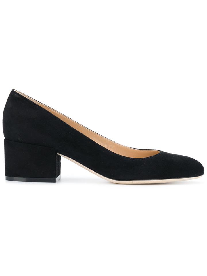 Sergio Rossi Chunky Heel Pumps - Black