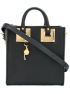 Sophie Hulme Contrast Tote Bag, Women's, Black, Leather/metal (other)
