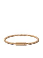 Le Gramme 18kt Yellow Brushed Gold Le 15 Grammes Beads Bracelet -