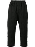 By Walid Morton Cropped Trousers - Black