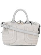 See By Chloé Kay Tote, Women's, Grey, Calf Leather/cotton