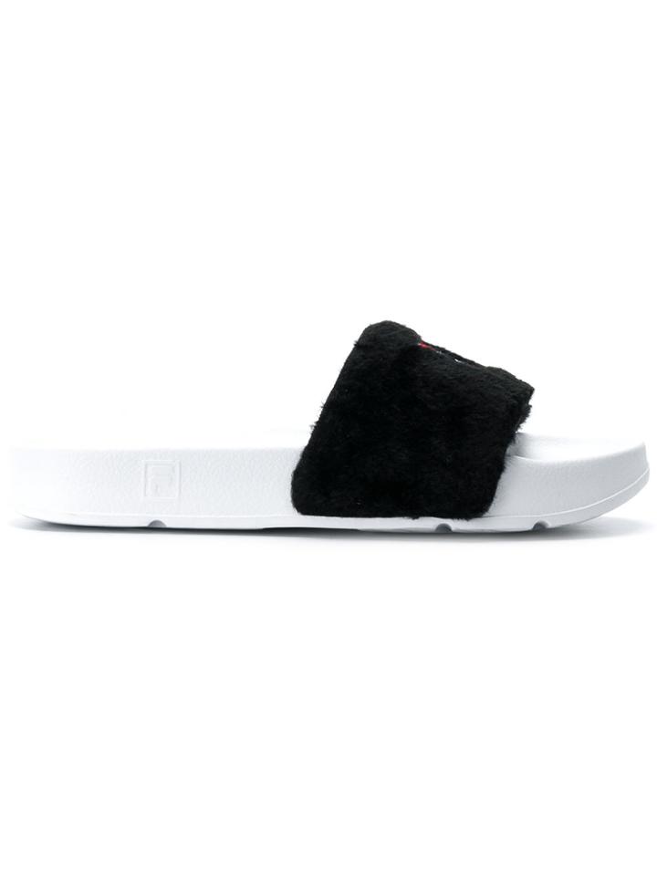 Baja East Fila X Baja East Slide Sandals - Black