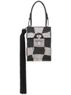 Oscar De La Renta Checked Alibi Bag - Black
