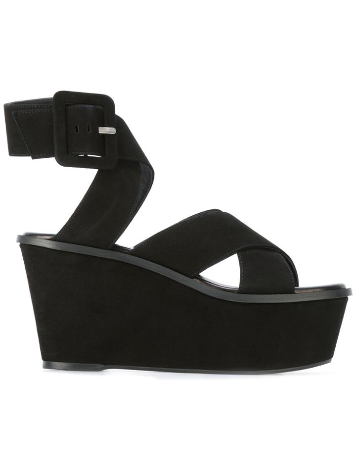 Barbara Bui Platform Buckled Sandals - Black