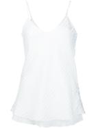 Rta Madeline Cami Tank, Women's, Size: Xs, White, Silk