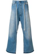 Société Anonyme Giant Cropped Jeans - Blue