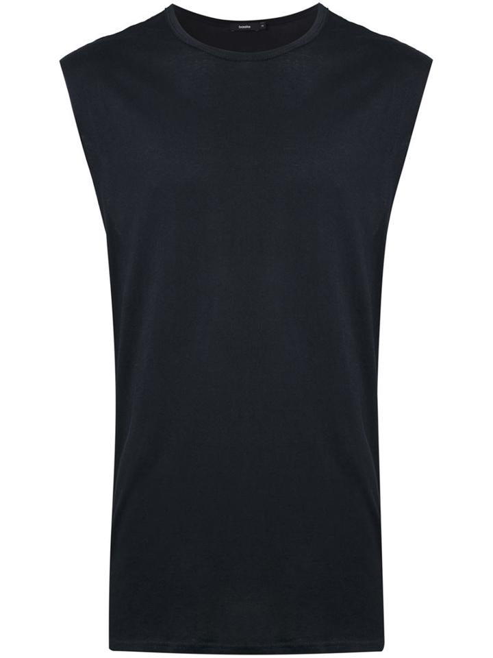 Bassike Vintage Ribbed Neck Tank