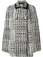 Fausto Puglisi Houndstooth Double Breasted Coat