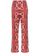 Valentino Bandana Print Cotton-blend Logo Sweatpants - Red