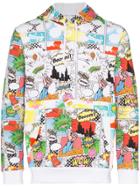 Comme Des Garçons Shirt Comic Book Print Hoodie - 1 Multicolor