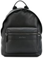 Salvatore Ferragamo Leather Backpack - Black