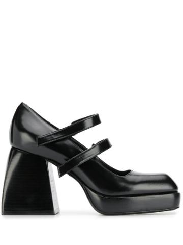 Nodaleto Block Heel Pumps - Black