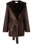 The Row Loose Long Sleeved Jacket - Brown