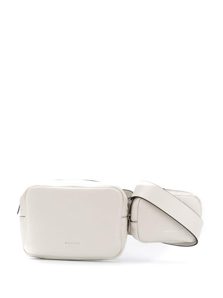 Acne Studios Removable Zip Pouch Belt Bag - White