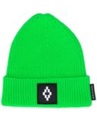 Marcelo Burlon County Of Milan Logo Print Beanie - Green