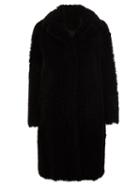 Drome Reversible Shearling Coat, Women's, Size: Small, Black, Lamb Skin